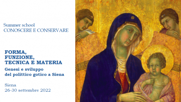 Summer school "Forma, funzione, tecnica e materia", Università per Stranieri di Siena, 26 - 30 settembre 2022